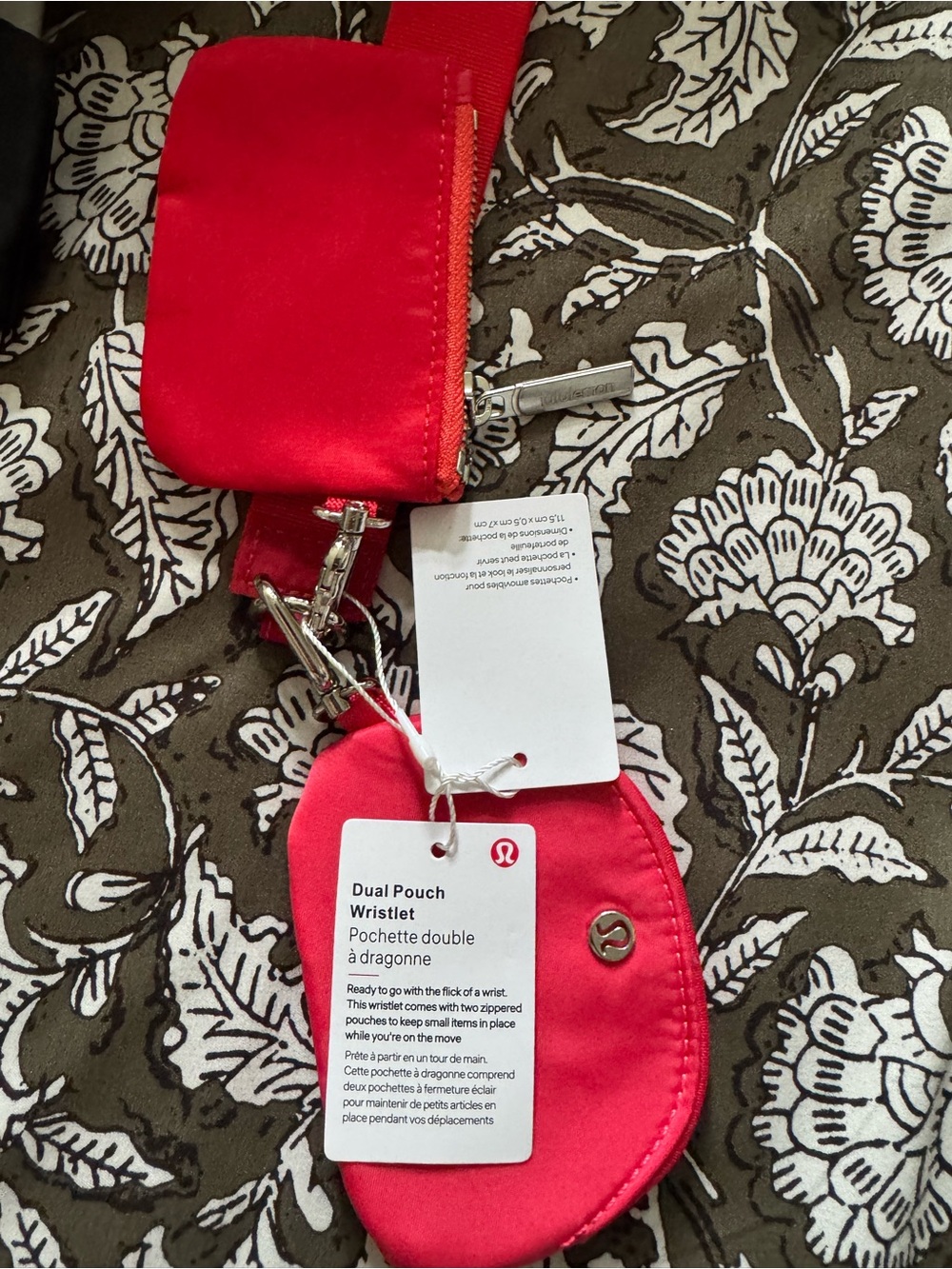lululemon  dual pouch wristlet set